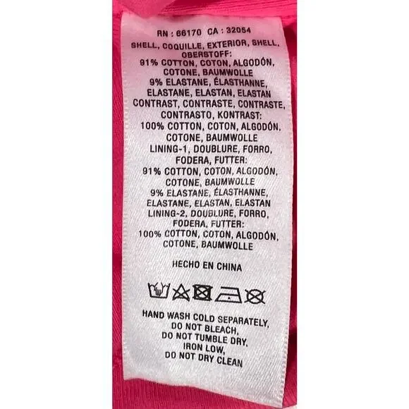 Anthropologie Maeve Hot Pink Puff Sleeve Wrap‎ Top sz XS BARBIE - Picture 8 of 8